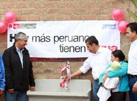 Humala inauguró obras de agua y desagüe que benefician a más 100 mil personas 