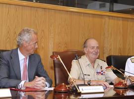 El Rey se reúne con la nueva cúpula militar en el EMAD