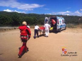 Rescatado un varón que resultó herido cuando realizaba salto base en los Galayos (Gredos)