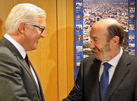 Rubalcaba continúa en Berlín su gira europea para apostar por políticas de crecimiento en la UE