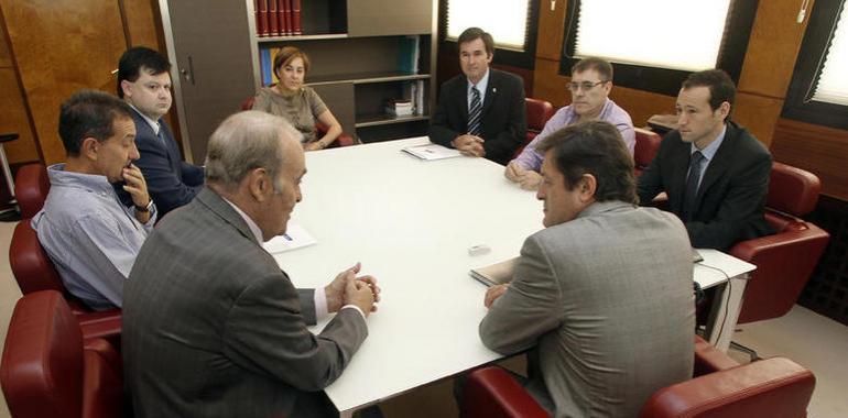 Recepción del presidente del Principado a la Junta Directiva de FICA