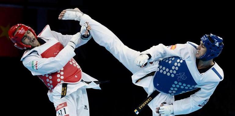 Nicolás García, plata en taekwondo