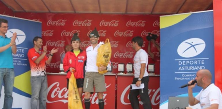 Raúl Castan y Mariam Zapico se imponen en el III Trail de Valgrande