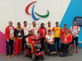 La ministra de Igualdad visita en Londres al equipo paralímpico español