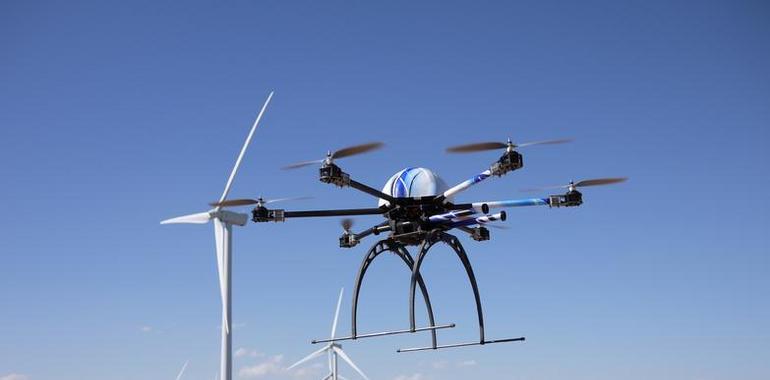 El aracnocópetero, moderno Quijote de los Molinos de Aerogeneración