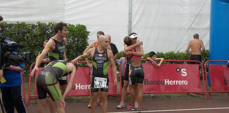 Fernando Barroso e Inmaculada Pereiro, vencedores del XX Triatlón del CNSO 