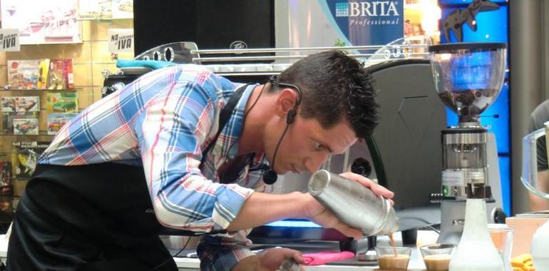 Amado Llano, campeón barista de Asturias