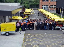 Bomberos y Cajastur entregan Equipos Móviles de Primera Intervención a 22 Ayuntamientos