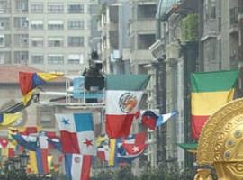 Venta de sillas del desfile del Día de América en Asturias