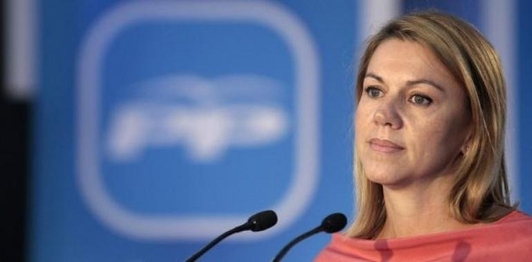 Cospedal: "Los que salen a la calle agradecerán las medidas del Gobierno"