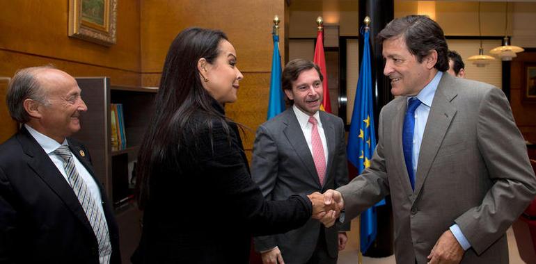Encuentro del presidente del Principado con el viceministro de Exteriores de Panamá