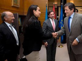 Encuentro del presidente del Principado con el viceministro de Exteriores de Panamá