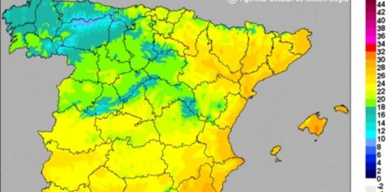 Aumentan las olas de calor y descienden las olas de frío en el centro de España