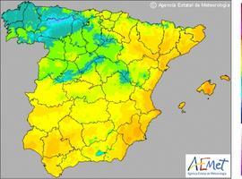 Aumentan las olas de calor y descienden las olas de frío en el centro de España