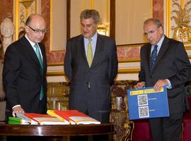El Gobierno entrega el Proyecto de Ley de Presupuestos Generales del Estado para 2013