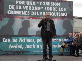 Piden una comisión de la Verdad que \"salde definitivamente la tragedia de los crímenes del franquismo\"