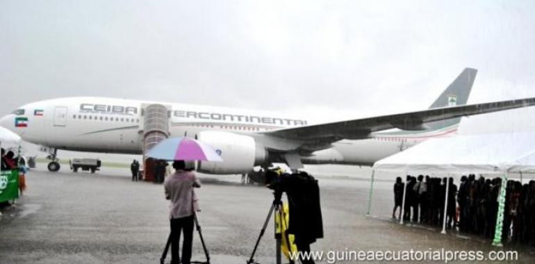 Ceiba realiza su vuelo inaugural Malabo-Madrid