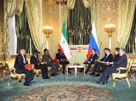 Obiang Nguema se reune con Dimitri Medvedev
