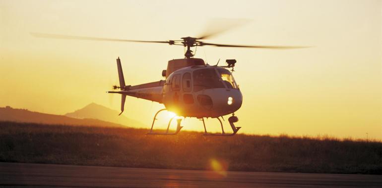 El Helicóptero de la Ertzaintza rescata a un montañero con problemas de salud en la cima de Esquivel