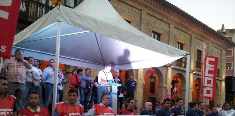 Multitudinaria manifestación en defensa de la Industria en Asturias