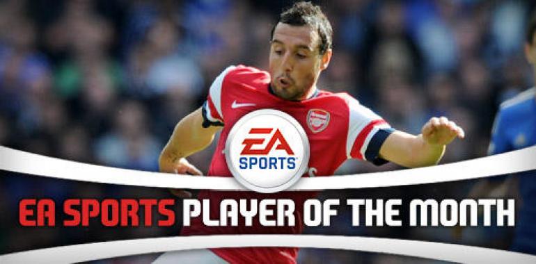 Santi Cazorla, mejor jugador del Arsenal del mes