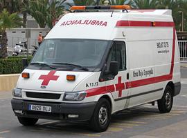 Presentación de la nueva ambulancia de Cruz Roja en Grado