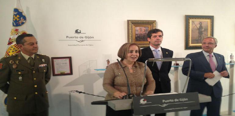“El Puerto de Gijón en el 350 Aniversario del Regimiento de Asturias”