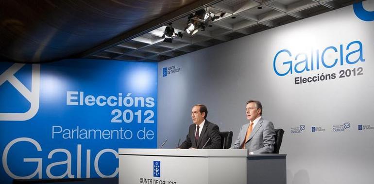 La participación en Galicia, inferior en 4 puntos a la de 2009 a las 12 de la mañana