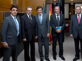 Reunión del presidente del Principado con el presidente de Telefónica España