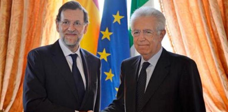 Rajoy y Monti mantienen hoy en Madrid una cumbre bilateral