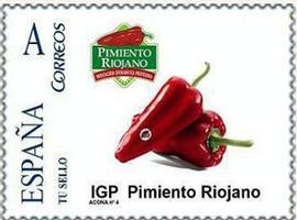 El IV Festival del Pimiento Riojano mostrará un sello de Correos dedicado al distintivo de calidad