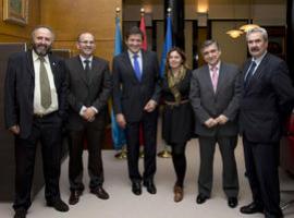 Reunión del presidente del Principado con representantes de ASATA
