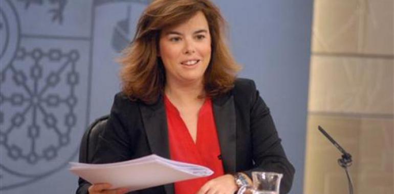 Sáenz de Santamaría preside un grupo de trabajo sobre el asunto de los desahucios 
