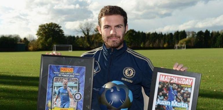 Juan Mata nombrado mejor jugador de la Premier League en el mes de octubre