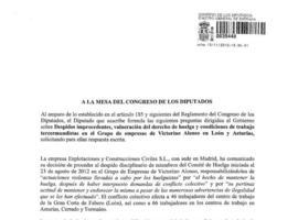 Llamazares pregunta al Gobierno por las condiciones de trabajo del Grupo Victorino Alonso
