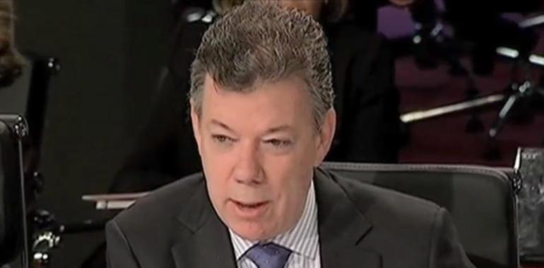 Presidente Santos pide unir esfuerzos para ser más efectivos en lucha contra el narcotráfico