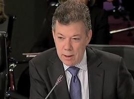 Presidente Santos pide unir esfuerzos para ser más efectivos en lucha contra el narcotráfico