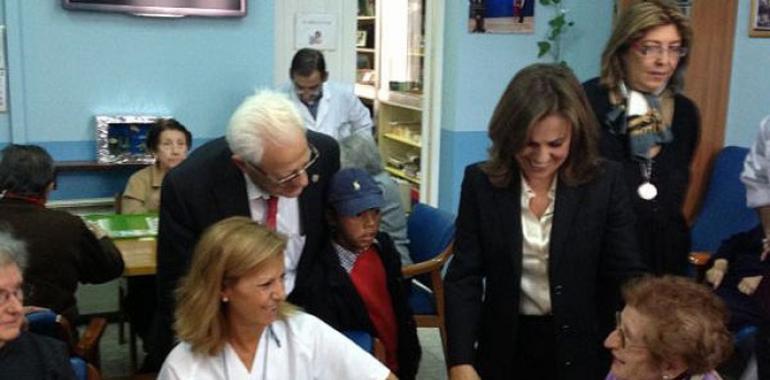 Secretaria Pignato visita el Centro para Enfermos de Alzheimer de Mensajeros de la Paz en Madrid 