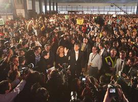 Ecuatorianos llenan Palacio de Convenciones en Madrid para escuchar a su Presidente 