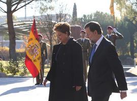 Cumbre España-Brasil en Moncloa con honores militares