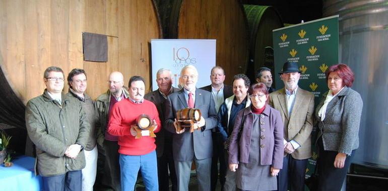 Enrique Pantín y los hermanos Valledor, Premios de la Sidra de Selección 2012