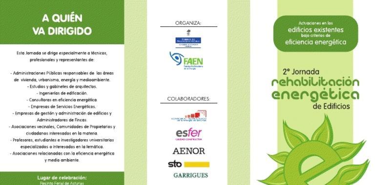 La rehabilitación energética como motor de la Construcción, a debate hoy en Gijón