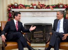 El presidente electo de México, con Barak Obama