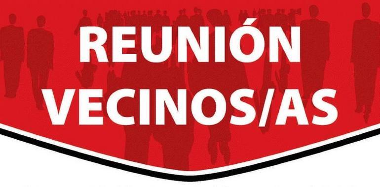 Reunión de los concejales de IU con los vecinos de la Monxina