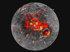 Messenger encuentra evidencias de agua congelada en los polos de Mercurio