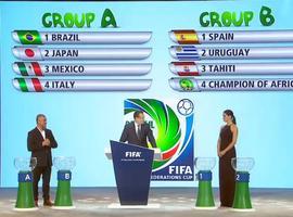 Uruguay, Tahití y el Campeón de África, rivales de España en la Confederaciones 