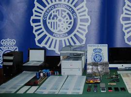 27 detenidos por imprimir y distribuir falsificaciones de billetes de 20 y 50 euros