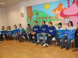 El Oviedo Club Baloncesto con la Asociación Síndrome de Down de Asturias
