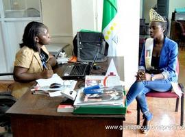 La Miss ecuatoguineana se inscribe como voluntaria en la Cruz Roja