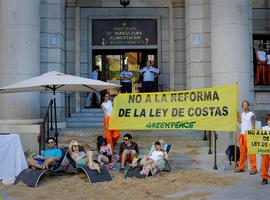 Greenpeace denuncia la ofuscación del Gobierno con la aprobación de su proyecto de Ley de Costas